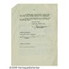 Image 2 : Sam Goldwyn and Jack Warner Signed Contract. A tw