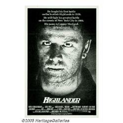 Clancy Brown Signed "Highlander" Poster. It didn'
