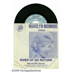 Marilyn Monroe 45 Record. A promotional copy of t
