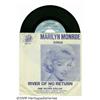 Image 1 : Marilyn Monroe 45 Record. A promotional copy of t