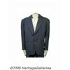 Image 1 : Spencer Tracy Suit. This fitted, gray pin-stripe 