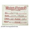 Image 3 : John Wayne Costume Jacket. Offered is a jacket wo