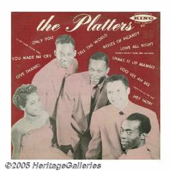 The Platters LP King 651 Mono (1959). This was a 