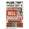 Image 1 : Bill Doggett Concert Poster (1961). The versatile