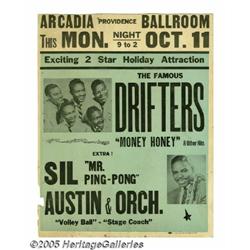 The Drifters Arcadia Ballroom Poster (1954). One 