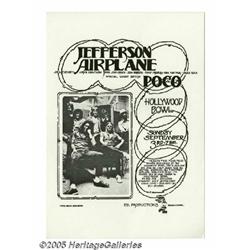 Jefferson Airplane Hollywood Bowl Poster (FM Prod
