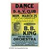 Image 1 : B. B. King Concert Poster. Universally hailed as 