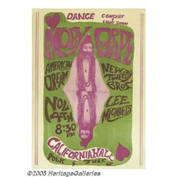 Moby Grape California Hall Poster, 11/4/66 (1966)
