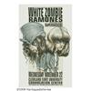 Image 1 : Ramones Concert Poster. This poster for the Ramon