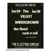 Image 1 : Velvet Underground Electric Circus Handbill (Elec