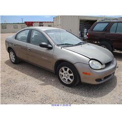 2000 - PLYMOUTH NEON// SALVAGE