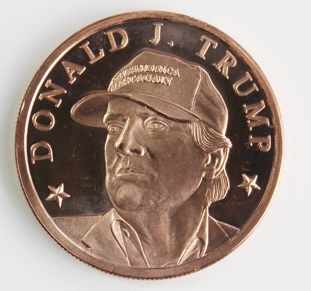 Trump Rounds 40 PIECE OF .999 COPPER DONALD TRUMP ROUNDS - R Howard Collectibles