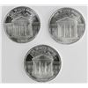 Image 2 : 3 PIECE .999 SILVER DONALD TRUMP ROUNDS