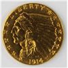 Image 1 : 1914-D $2.50 INDIAN GOLD