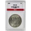 Image 3 : 1926 PEACE DOLLAR