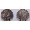 Image 1 : LOT OF TWO MORGAN SILVER DOLLARS