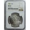 Image 3 : 1882-O MORGAN SILVER DOLLAR