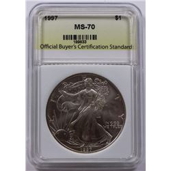 1997 AMERICAN SILVER EAGLE
