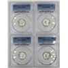 Image 1 : (4) PCGS GRADED MS 65 GEM MERCURY DIMES