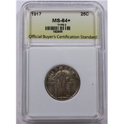 1917 T-2 STANDING LIBERTY QUARTER