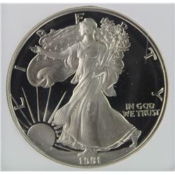 1991-S AMERICAN SILVER EAGLE