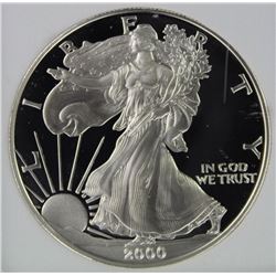 2000-P AMERICAN SILVER EAGLE