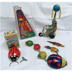 METAL ANIMAL TOY LOT