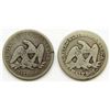 Image 2 : 2-SEATED HALF DOLLARS: