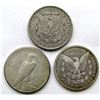 Image 2 : 3-SILVER DOLLARS CIRC OR BETTER