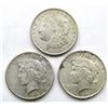 Image 1 : 3-SILVER DOLLARS CIRC OR BETTER