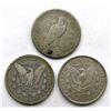 Image 2 : 3-SILVER DOLLARS CIRC OR BETTER
