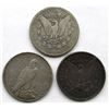 Image 2 : 3-SILVER DOLLARS CIRC OR BETTER