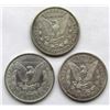 Image 2 : 3-SILVER DOLLARS CIRC OR BETTER