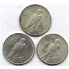 Image 2 : 3-SILVER DOLLARS CIRC OR BETTER
