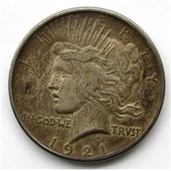 1921 PEACE DOLLAR