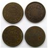 Image 1 : 4- 1865 TWO CENT PIECES