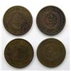 Image 2 : 4- 1865 TWO CENT PIECES