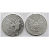 Image 2 : 1992 & 1992 .999 SILVER ONE OUNCE EAGLE