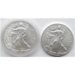 2012 & 2013 .999 SILVER ONE OUNCE EAGLE