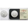 Image 1 : 2001 & 2012 .999 SILVER ONE OUNCE EAGLE