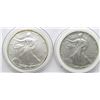 Image 1 : 1992 & 2004 .999 SILVER ONE OUNCE EAGLE