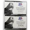 Image 1 : 2-U.S. SIVER PROOF QTR SETS