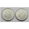 Image 1 : 1884 & 1886 BU MORGAN DOLLARS