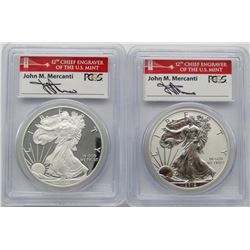 2012-S SILVER EAGLE 2 COIN SET
