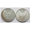 Image 2 : 2-BU MORGAN DOLLARS;  1880-S & 1886