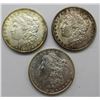 Image 1 : 3-1904-O MORGAN SILVER DOLLARS