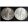 Image 1 : 1941 & 1943 WALKING LIBERTY HALF DOLLARS