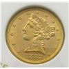 Image 1 : 1882-S $5 GOLD LIBERTY BU