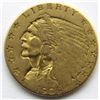 Image 1 : 1906 $2.5 DOLLAR INDIAN GOLD QUARTER EAGLE
