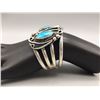Image 8 : Vintage 3-stone Turquoise Bracelet